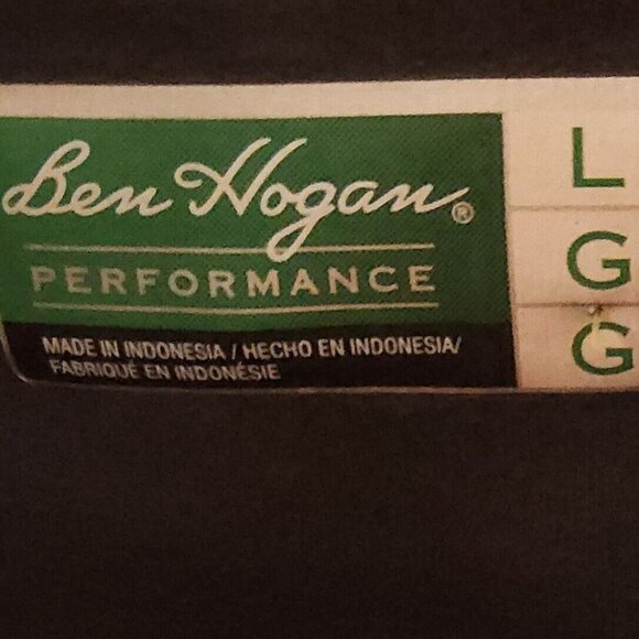 Ben Hogan Maroon Red Quarter Zip Golf Pullover Large - Picture 5 of 6
